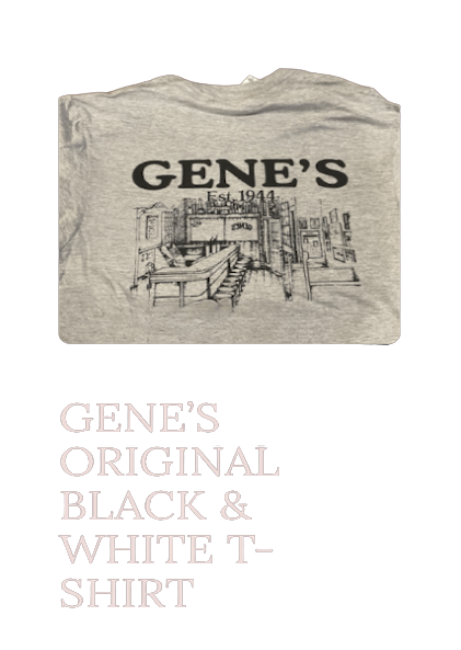 gene's black and white T